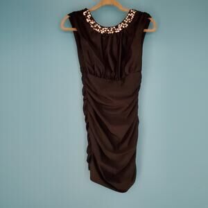 City Studio Dress Size 5/6 Black Sheath Sleeveless